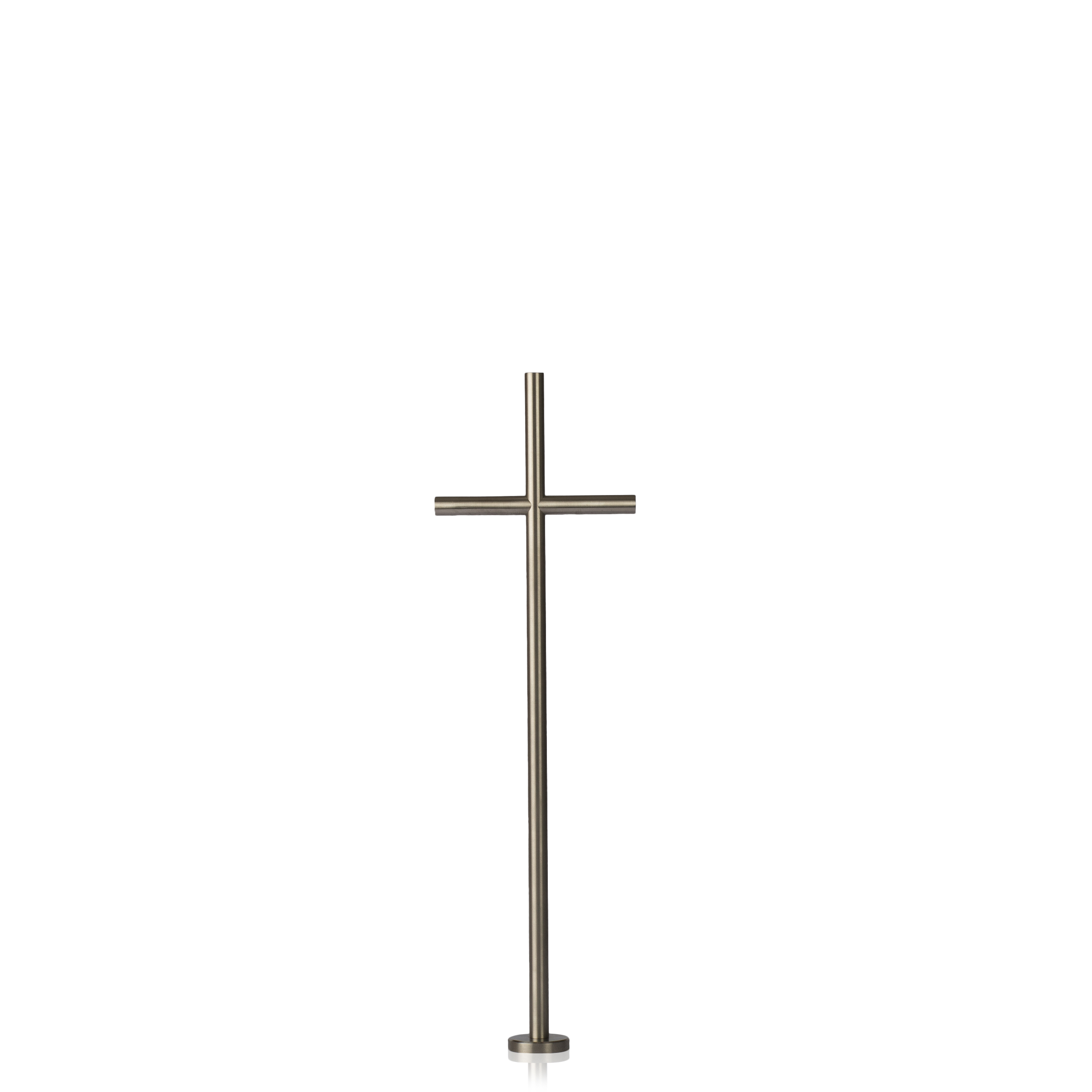 Edelstahlkreuz aus rostfreiem  Rundmaterial