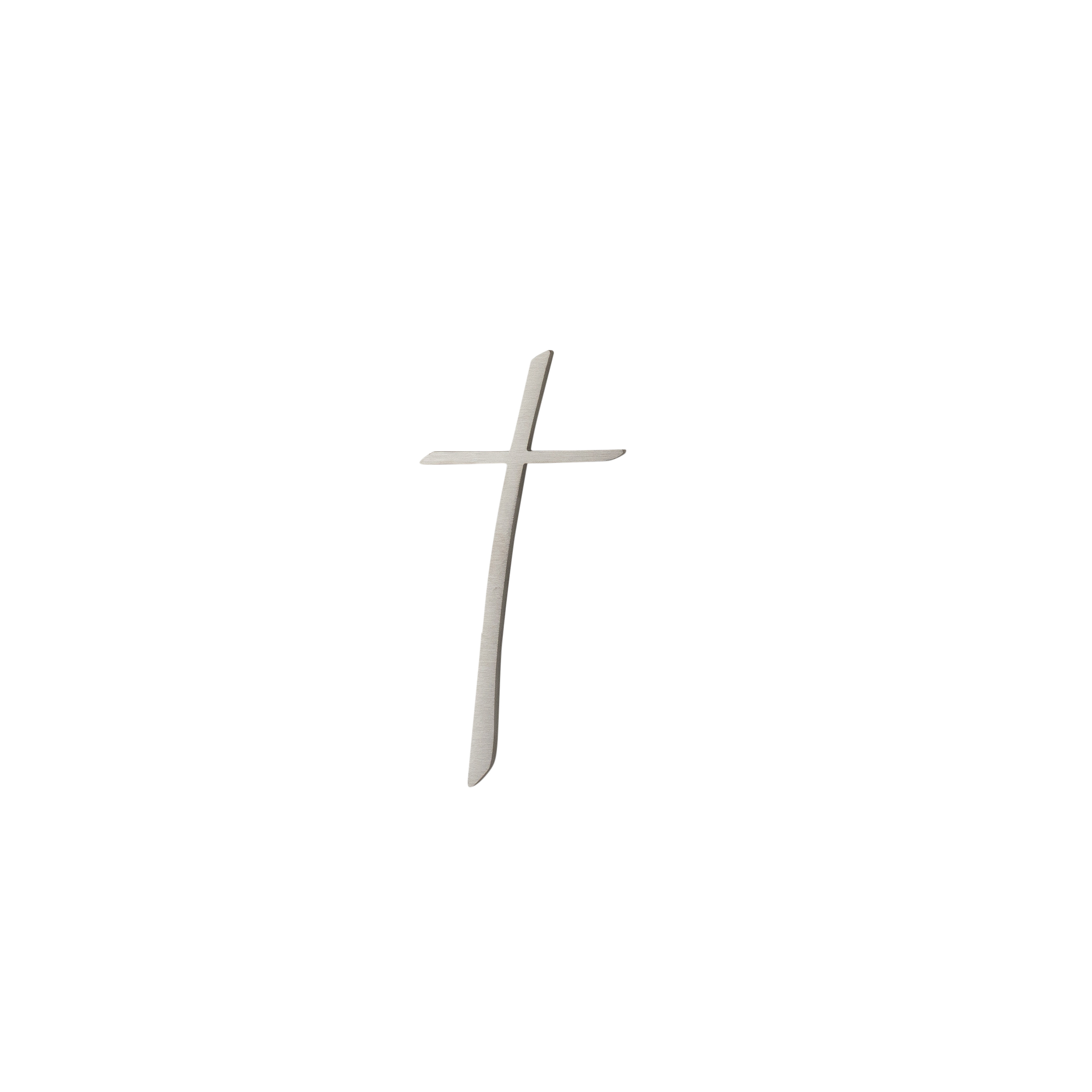 Edelstahlkreuz gelasert "Alexander"